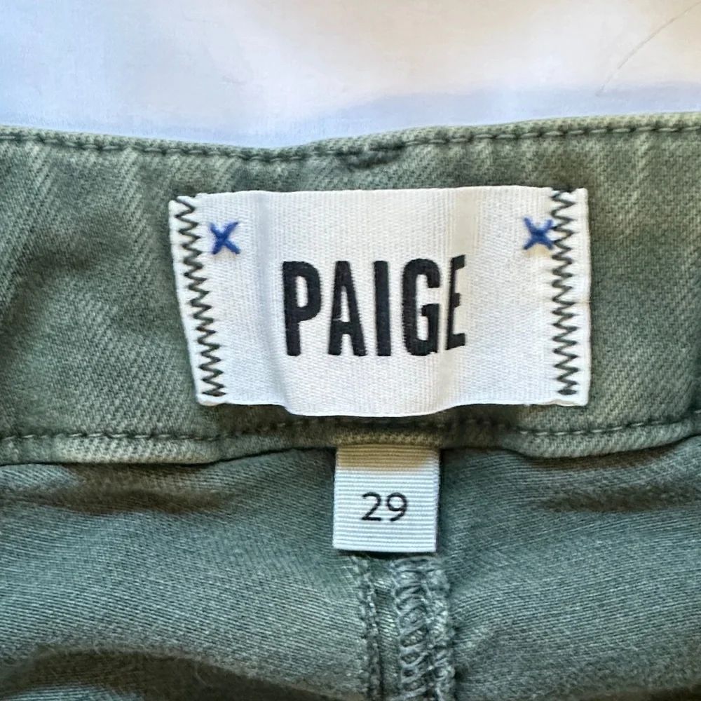 PAIGE Sage Green Casual Joggers - Picture 4 of 6
